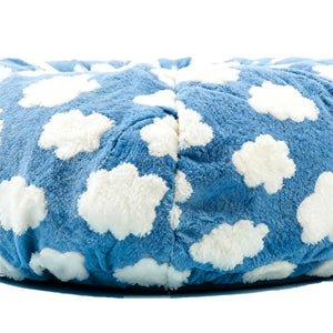 Donut tunnel bed with interactive ball and washable cushion for cats