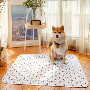 Reusable washable absorbent puppy training pads with anti-slip base