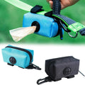 Waterproof zip-lock waste bag dispenser for dogs