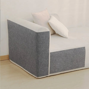 Compact self-adhesive scratch pad to protect furniture from cats
