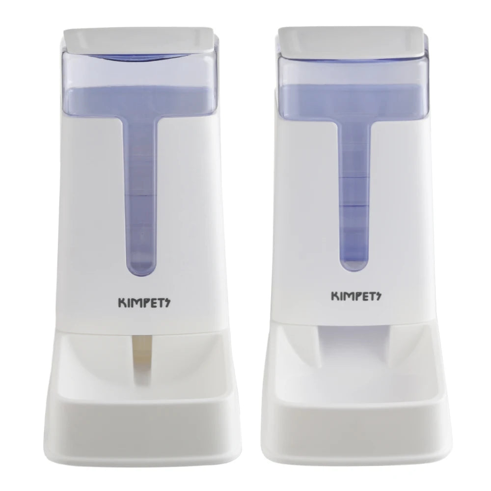 2-in-1 automatic feeder and water dispenser for dogs and cats