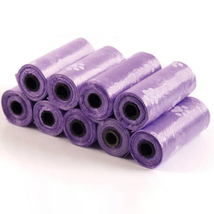 Biodegradable leak-proof waste bags for dog walks