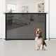 Foldable breathable mesh safety gate for dogs