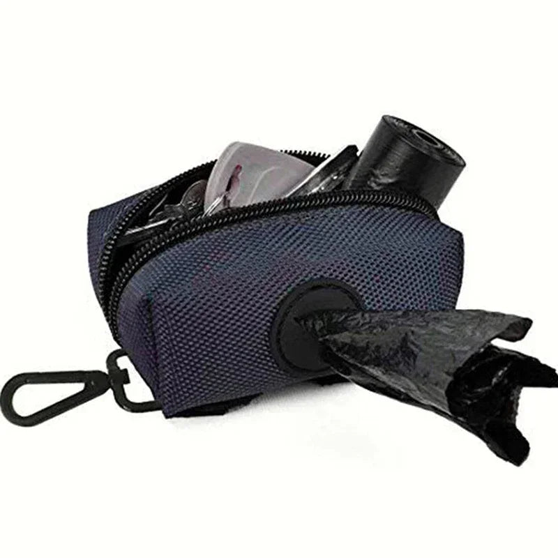 Waterproof zip-lock waste bag dispenser for dogs