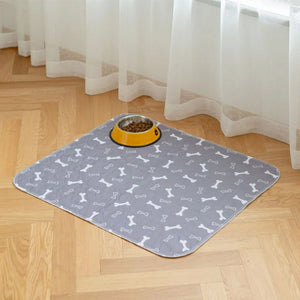 Reusable washable absorbent puppy training pads with anti-slip base