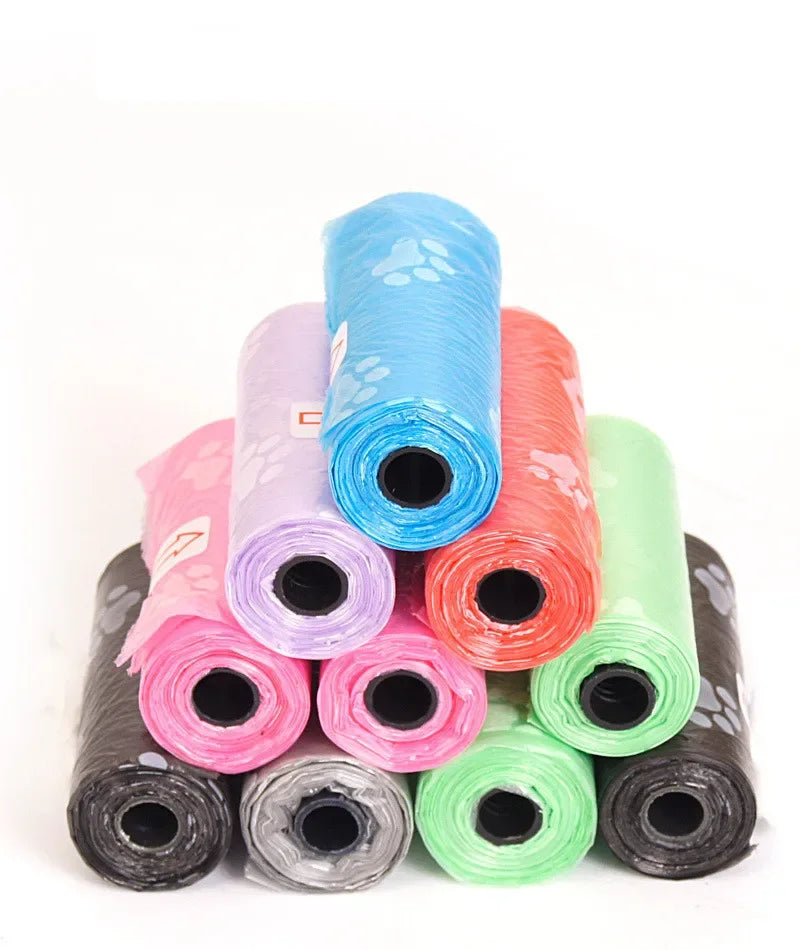Biodegradable leak-proof waste bags for dog walks
