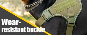 Reflective tactical-style training vest harness for dogs