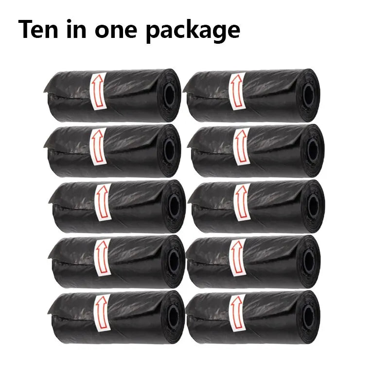Thick tear-resistant dog poop bags, 10 roll pack