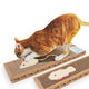 Cardboard Cat Scratcher Board with Mouse Toy