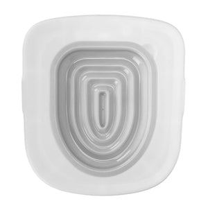 Graduated cat toilet training kit with removable trays