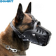 Leather Basket Muzzle — Anti-Bite Dog Training Mask