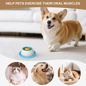 Anti-tip slow lick mat toy for dogs and cats