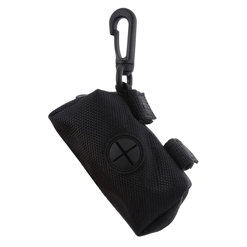 Waterproof zip-lock waste bag dispenser for dogs