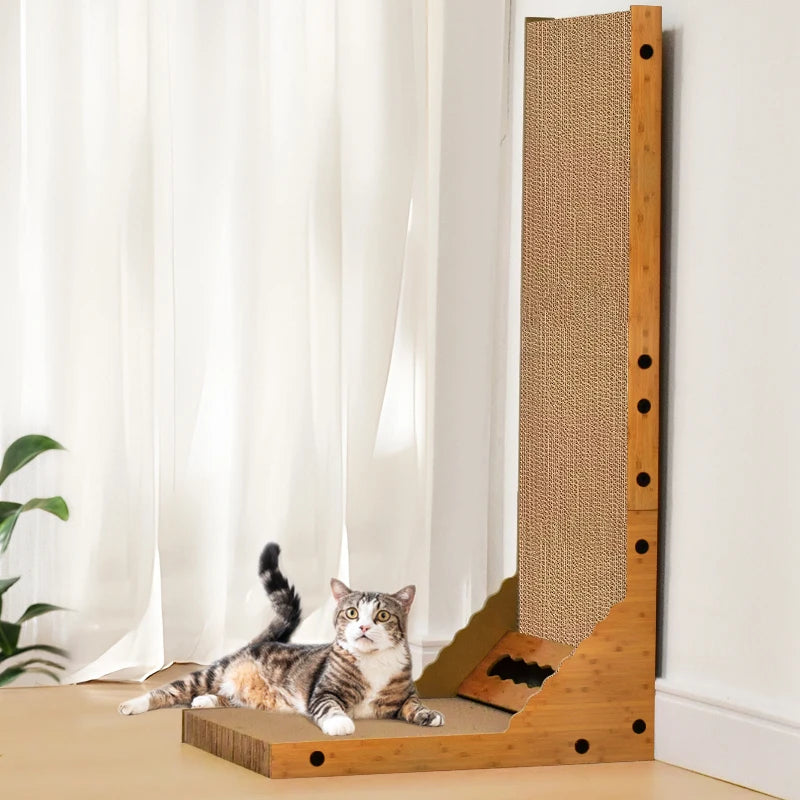 XL freestanding vertical scratching post for cats
