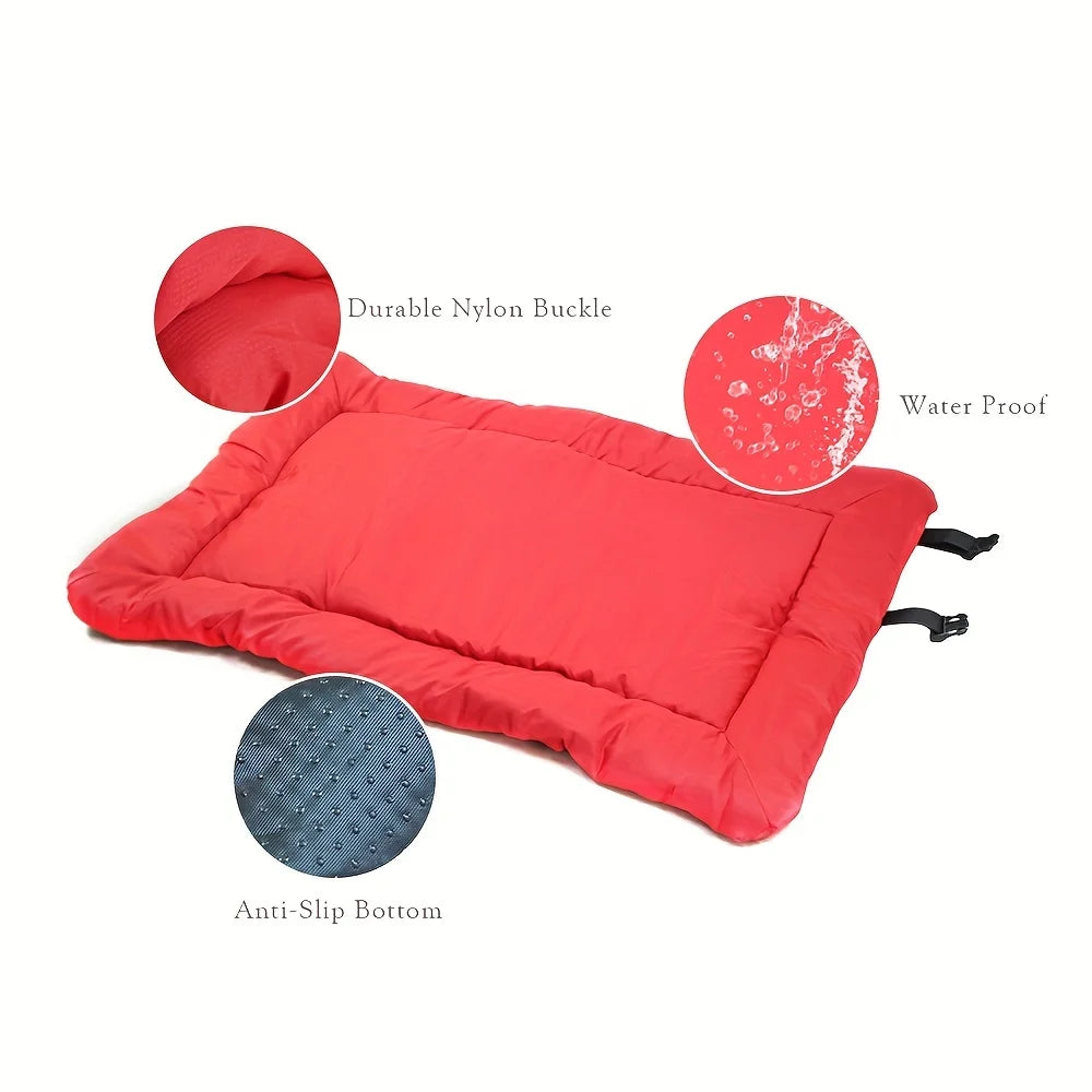 Waterproof anti-slip outdoor bed mat for dogs