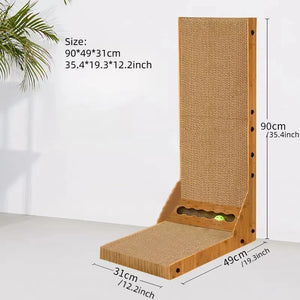 XL freestanding vertical scratching post for cats