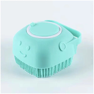 Silicone bath massage gloves for dogs and cats