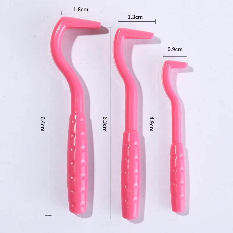 3-piece tick and flea remover hook tool set for dogs and cats