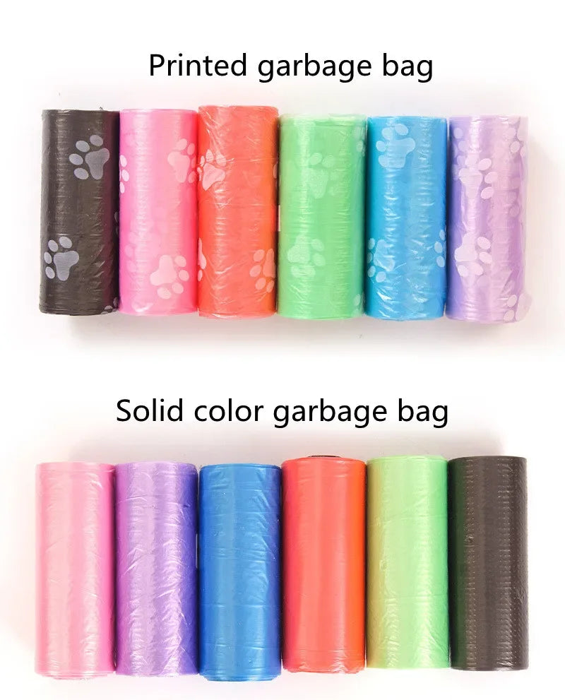 Biodegradable leak-proof waste bags for dog walks