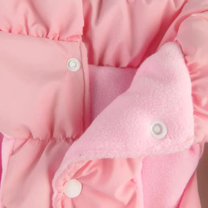 Insulated winter jacket for dogs and cats