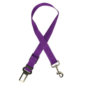 Adjustable car seat belt safety clip for dogs and cats
