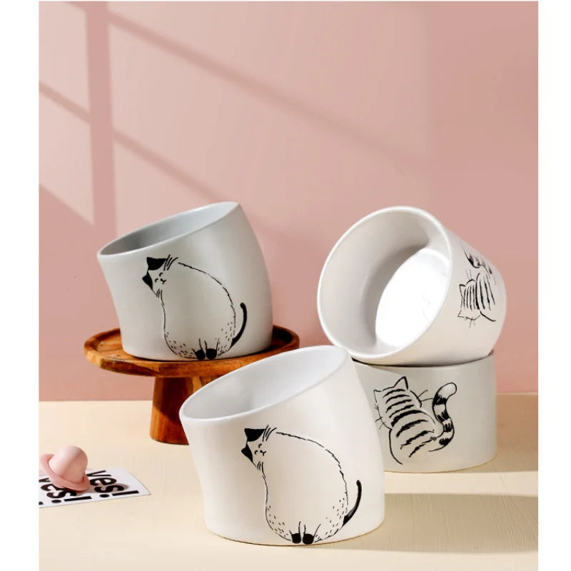 Cervical Pet Bowl for Cats & Dogs - GoPoofy
