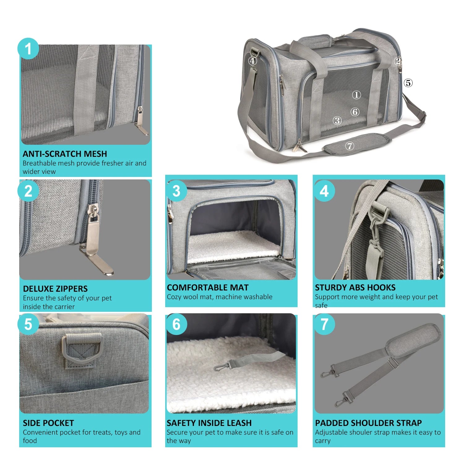 PawPack Soft Backpack Carrier - GoPoofy