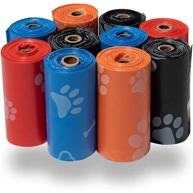 Thick degradable dog poop bags, bulk refill pack