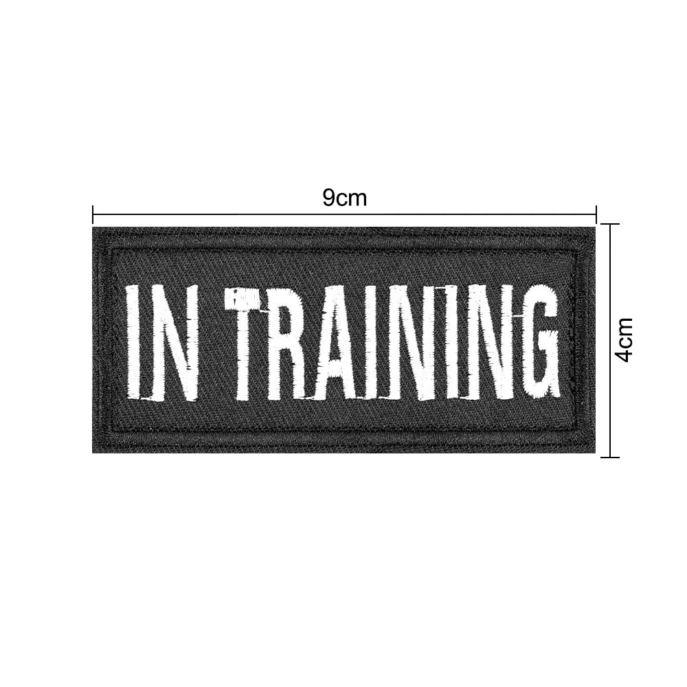 Hook-and-loop ID patches for tactical dog harnesses and vests
