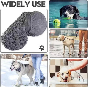 Quick-dry coral fleece bath towel for dogs and cats