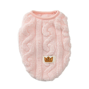 Soft fleece jumper for small dogs, cats, and puppies