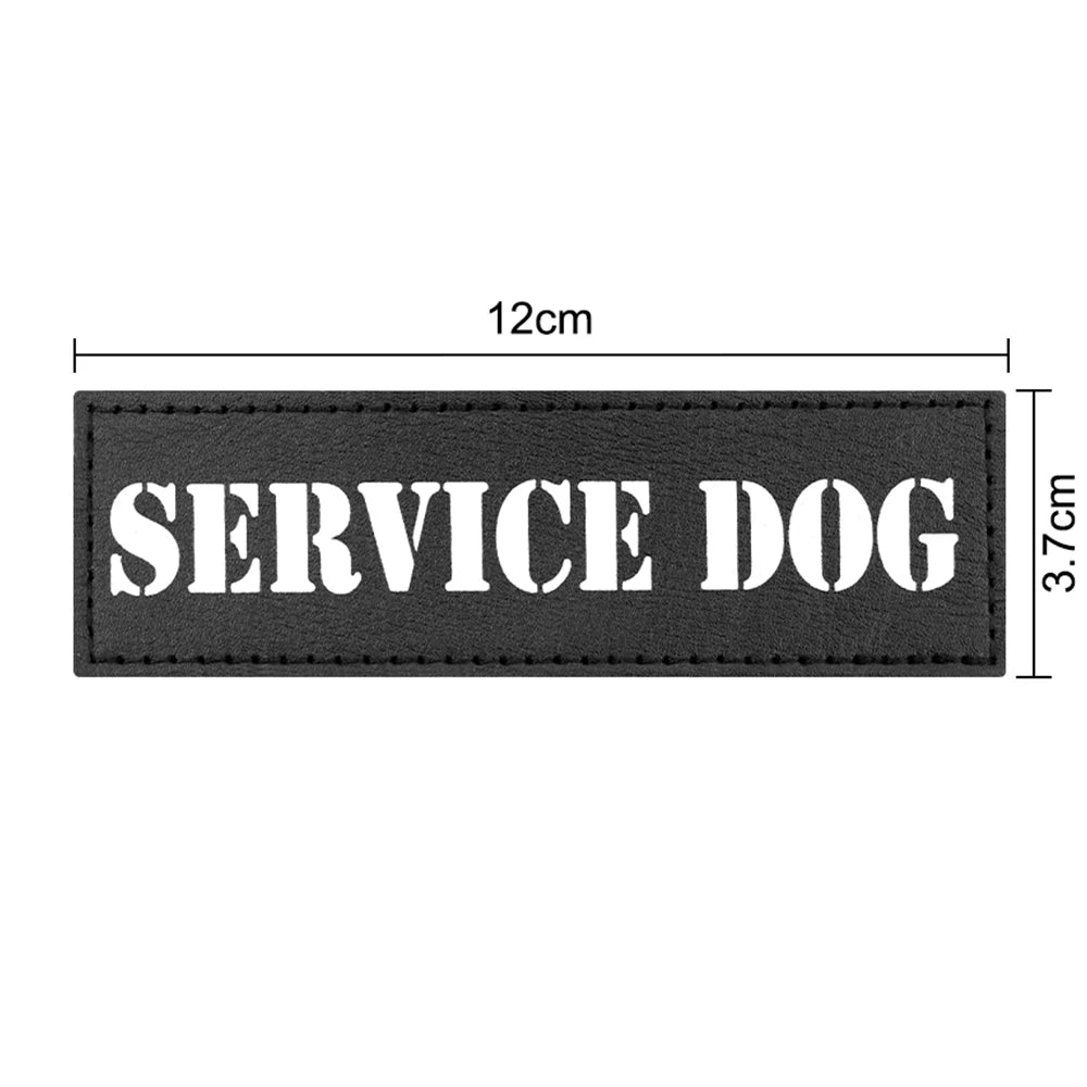 Hook-and-loop ID patches for tactical dog harnesses and vests