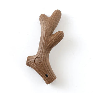 Bamboo dental chew toy for dogs to support teeth cleaning