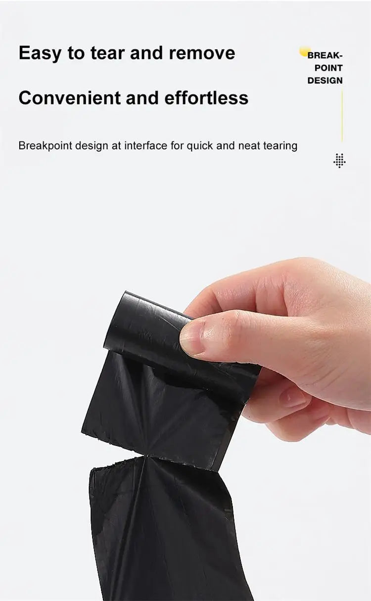 Thick tear-resistant dog poop bags, 10 roll pack